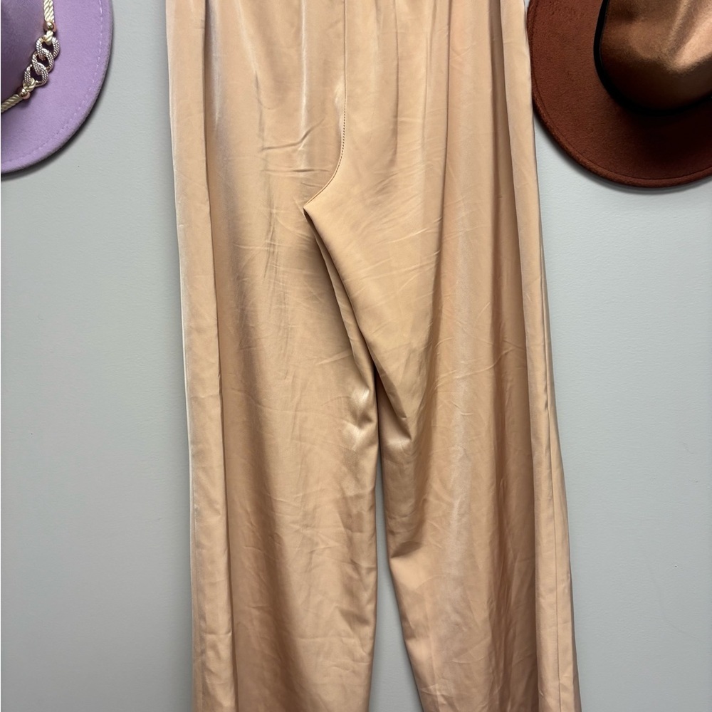 One 5 One Beige Trouser ‎ Wide Leg Pants - Picture 4 of 4